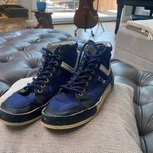 Armani Jeans high tops sports shoes